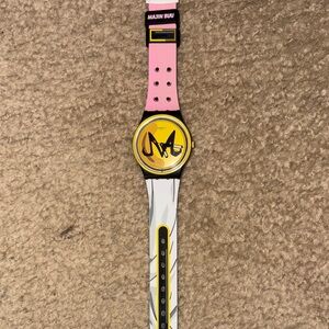 Swatch Purple and Pink Anime unisex-Majin Buu Watch